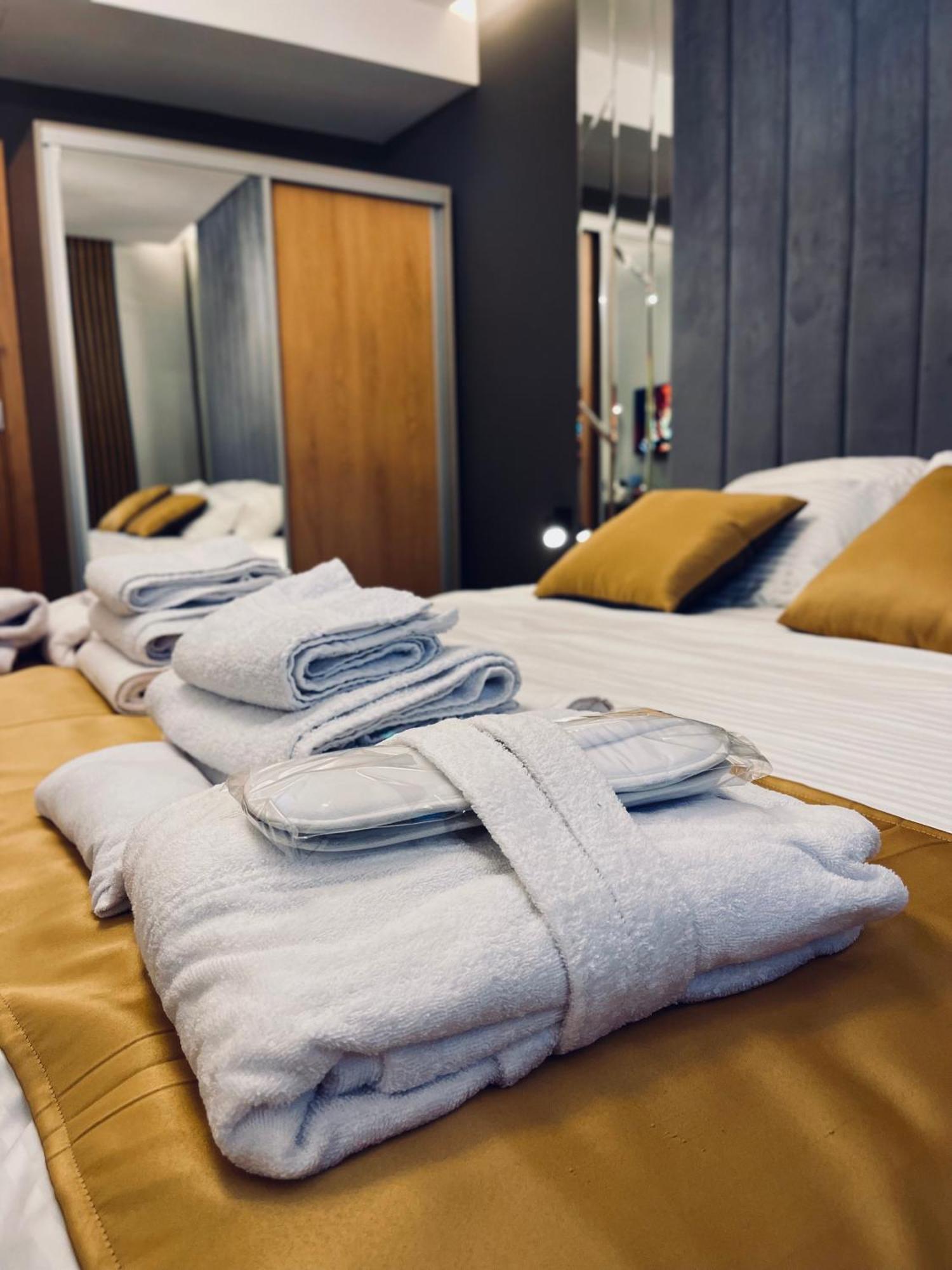 Mozaik Apartments & Spa - Modern 4-Star Apartments With Exclusive Private Spa Wellness In The City Center - Sauna, Jacuzzi, Turkish Bath - Free Parking, Wi-Fi - Rooms & Apartments Cuprija Luaran gambar